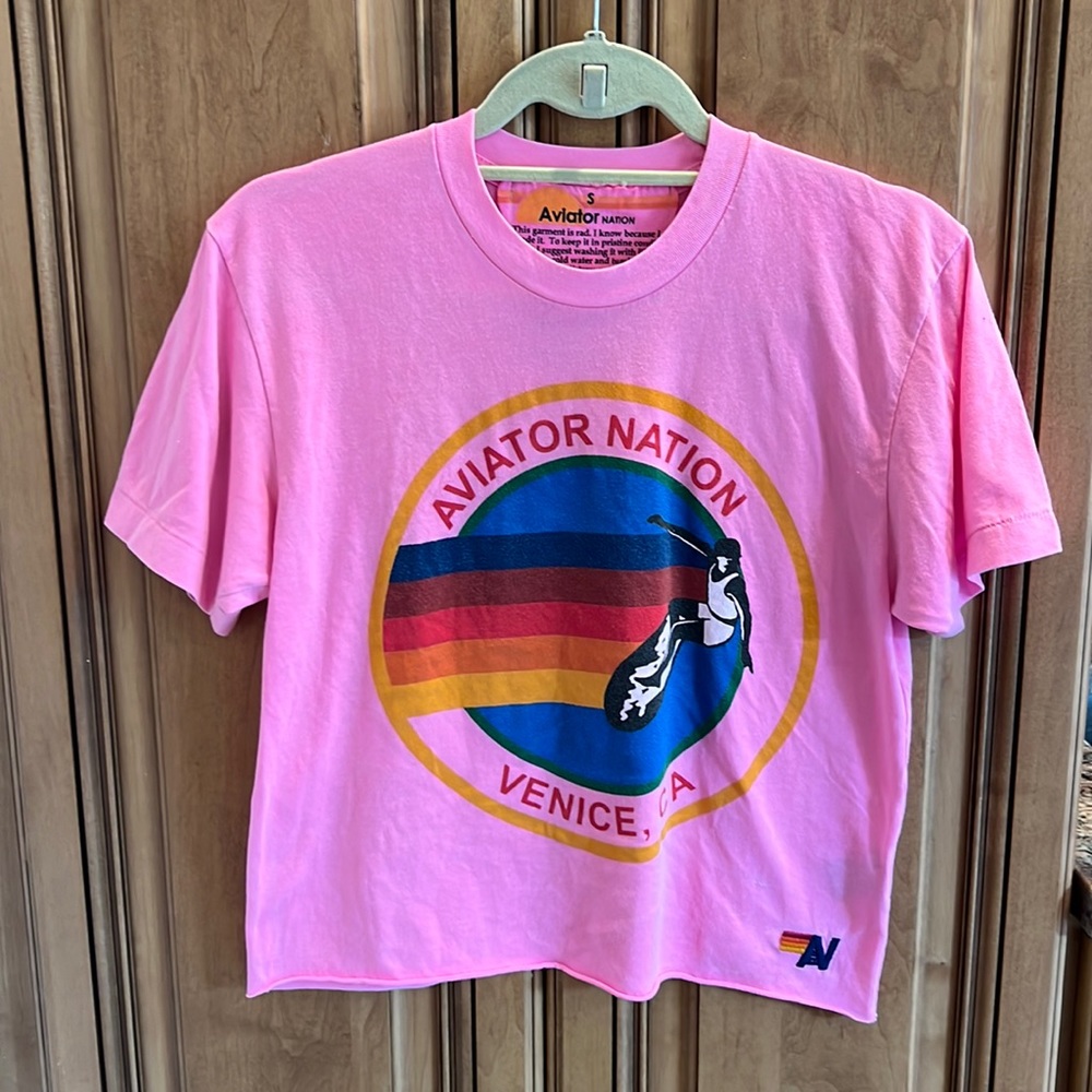 Aviator Nation Cropped Tee